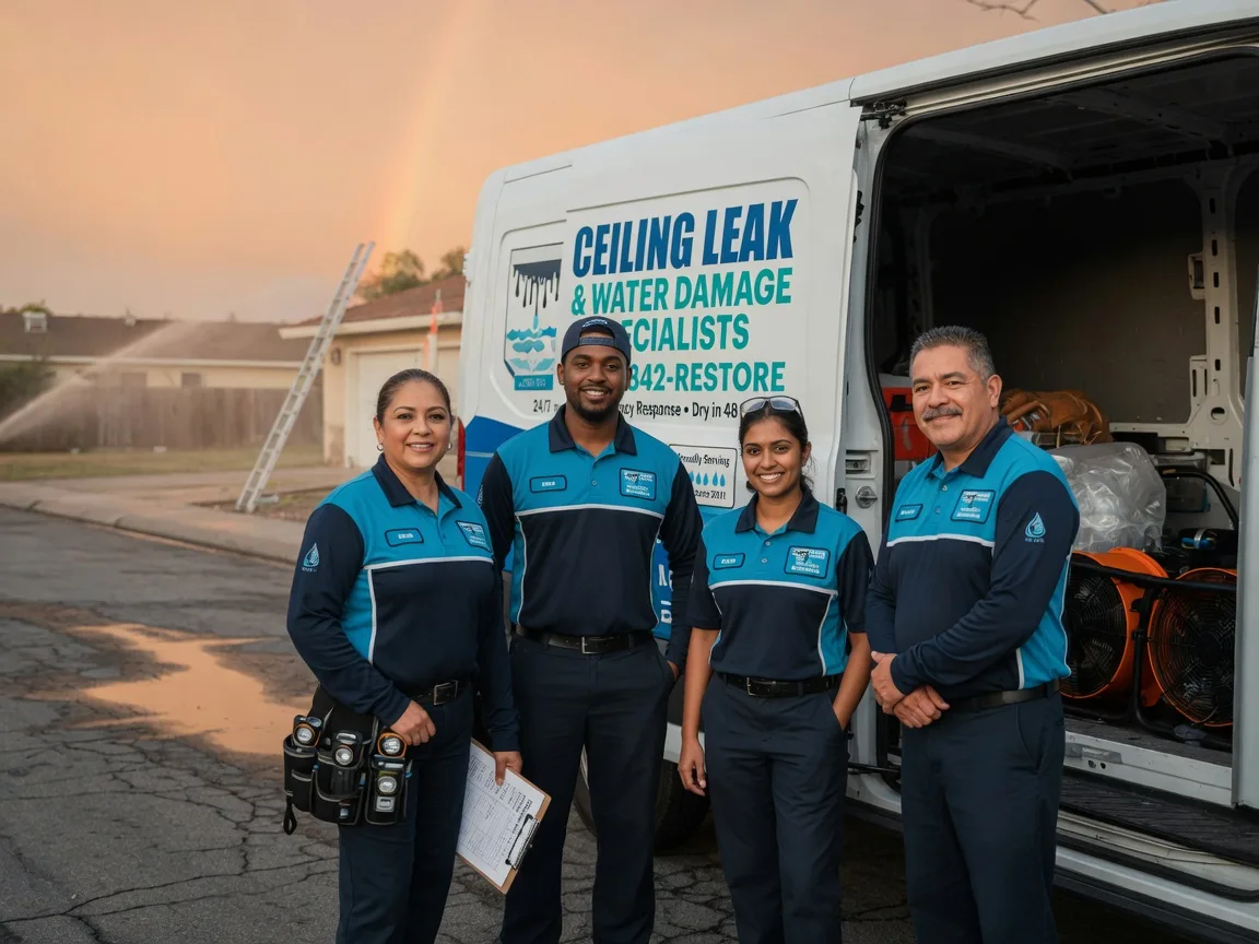Ceiling Leak Cleanup company in Sanger, TX