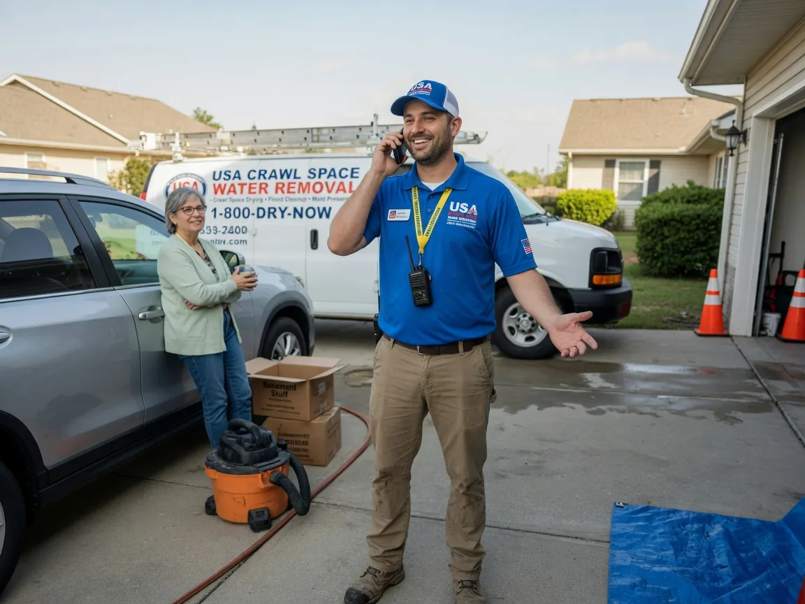 Crawl Space Water Removal Sanger, TX FAQs